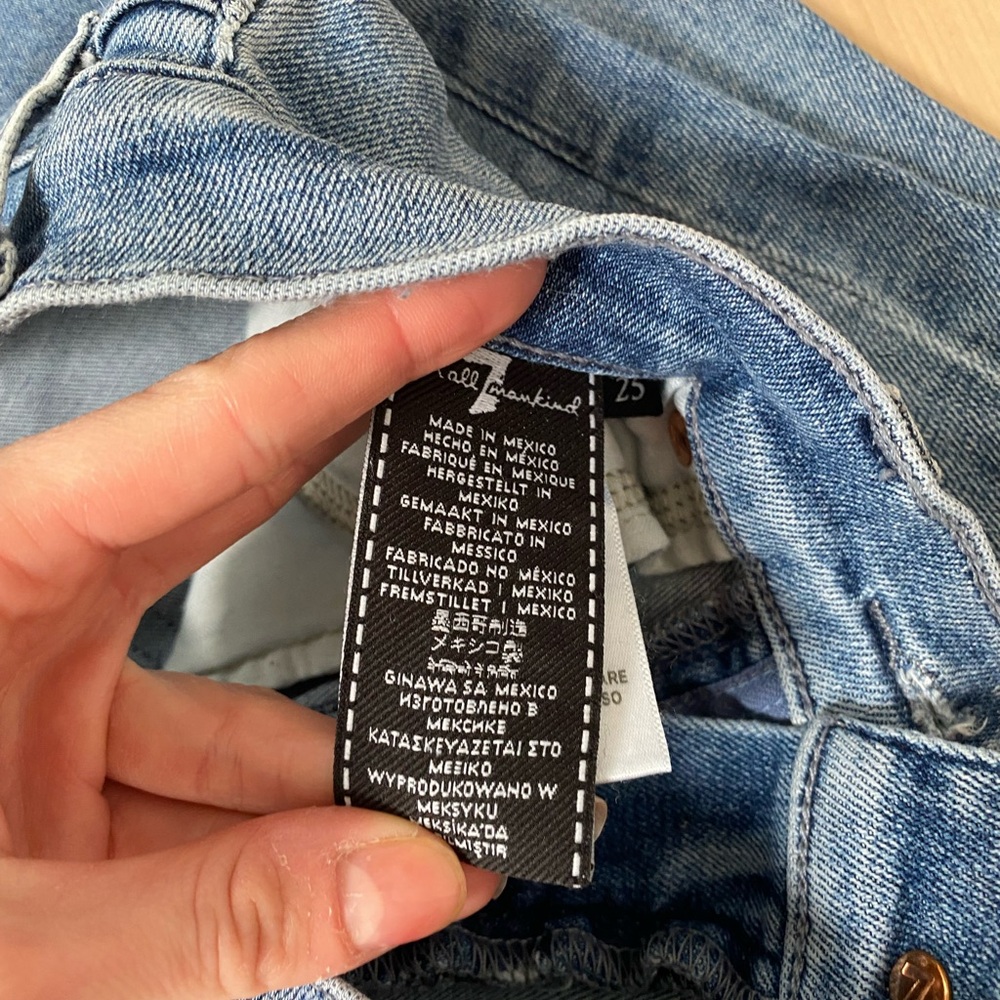 7 For All Mankind High Rise Jeans - Picture 4 of 8